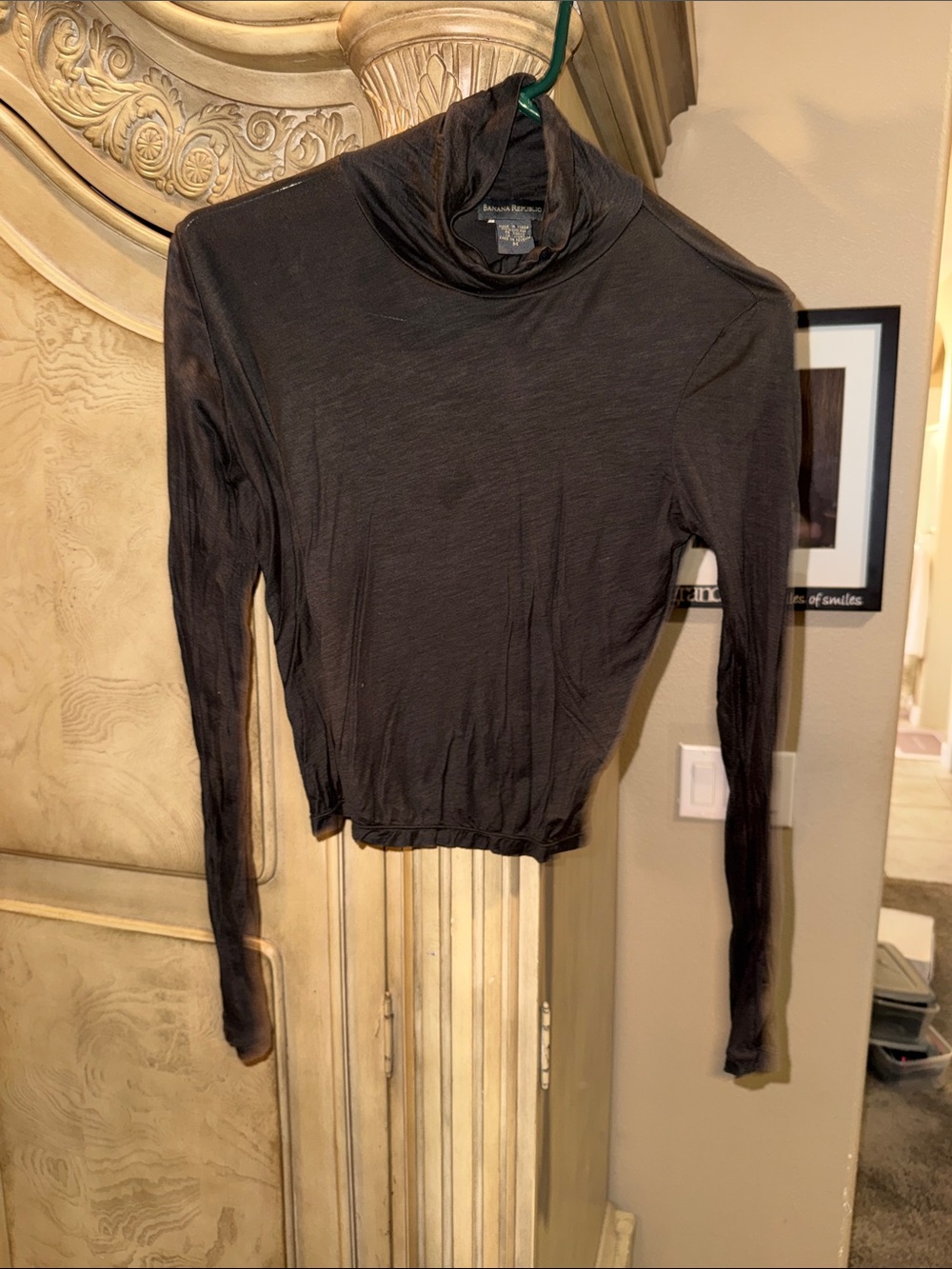 Banana Republic Brown Turtleneck Top